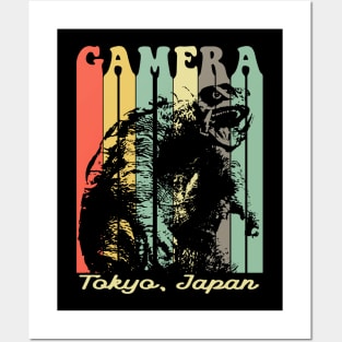 GAMERA SURF RETRO STYLE Posters and Art